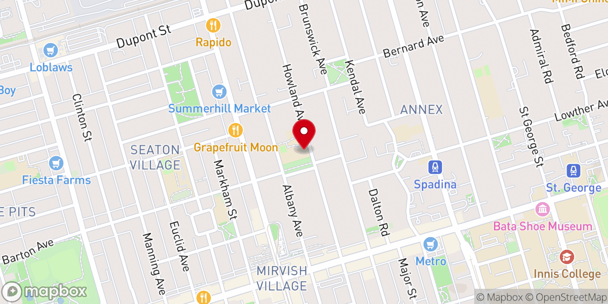Map showing location of Chapel of St. Alban-the-Martyr