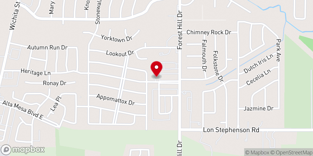 Map showing location of Praise Center Community Church