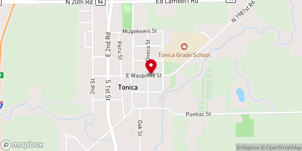 Map showing location of Closet Of Hope