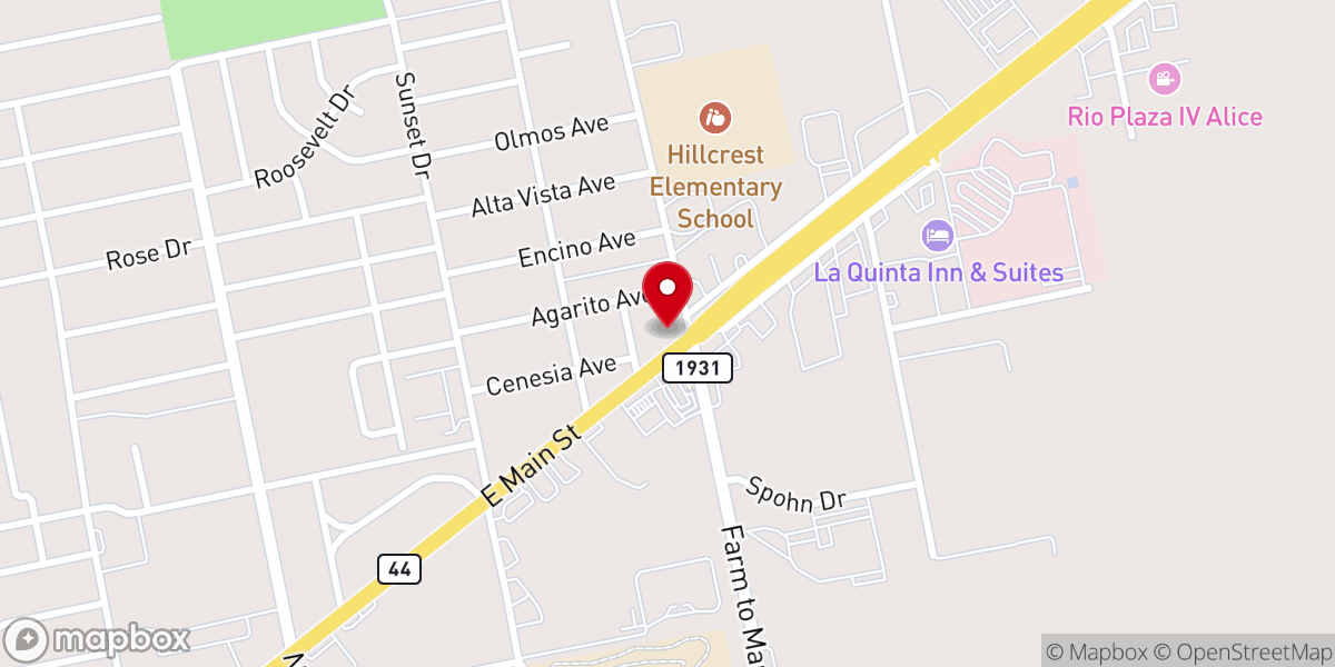 Map showing location of El Jalisiense