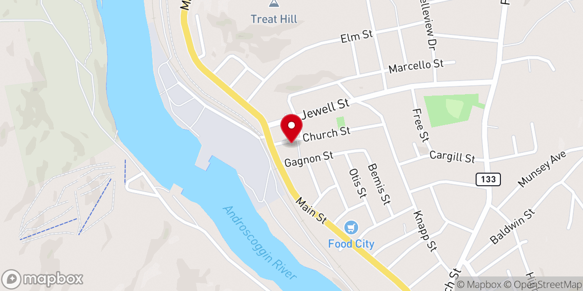 Map showing location of Saint Rose of Lima Catholic Church
