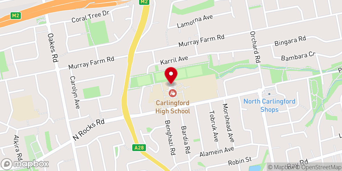 Map showing location of C3 Church Carlingford (Weekend Services)