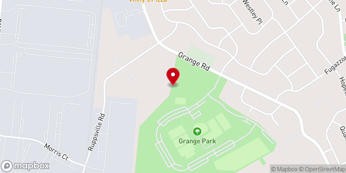Map showing location of Grange Park