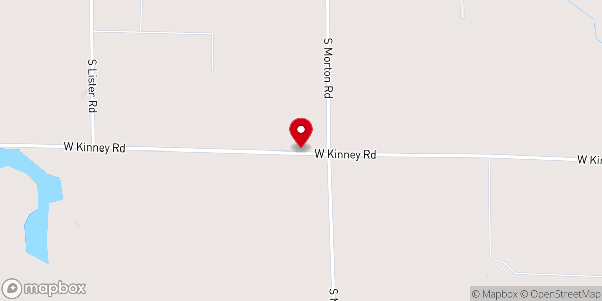 Map showing location of Zion Church