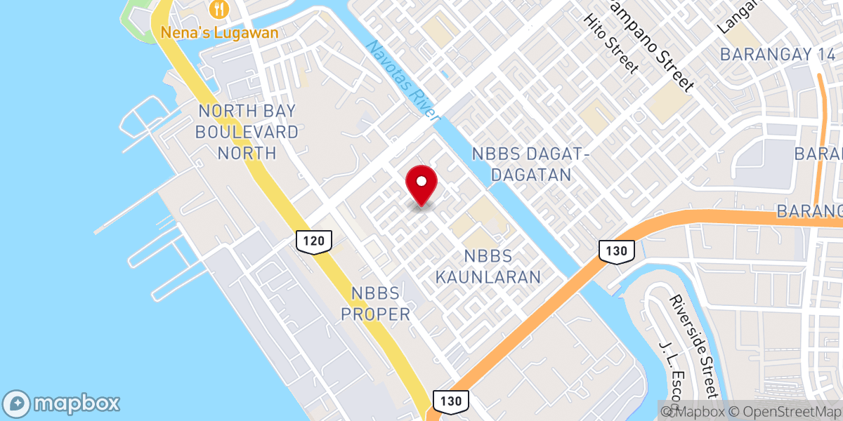 Map showing location of World Mission Society Church of God- Navotas