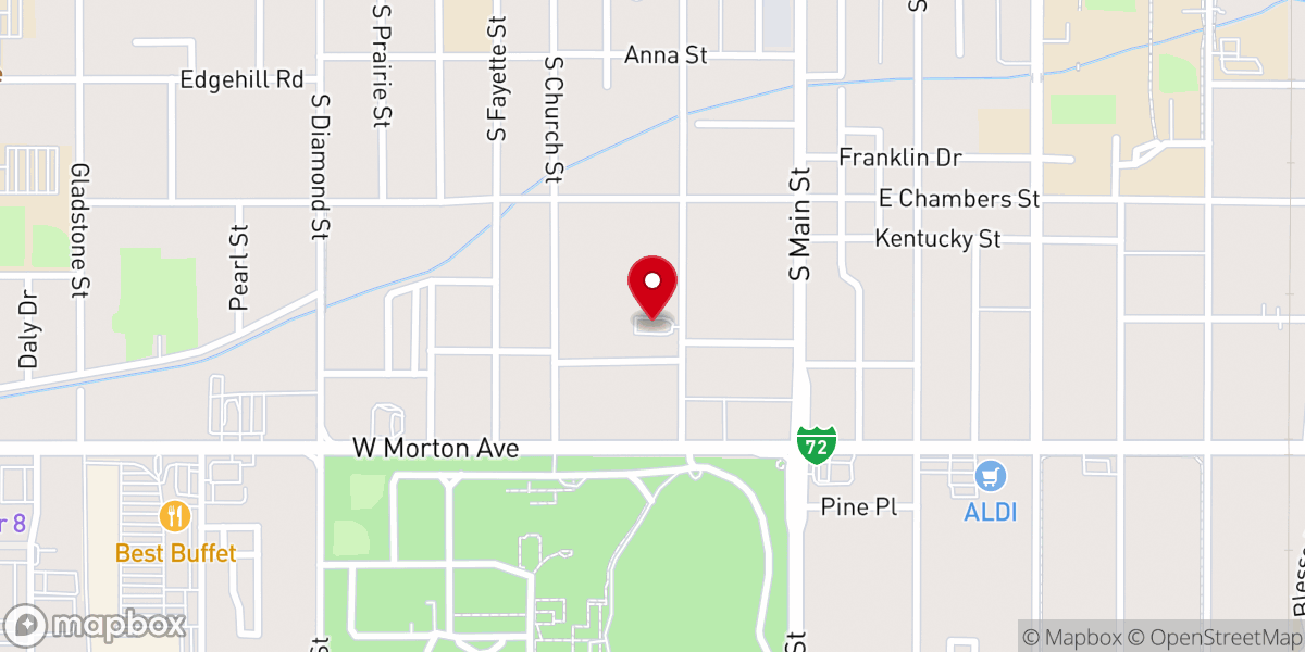 Map showing location of Go Church