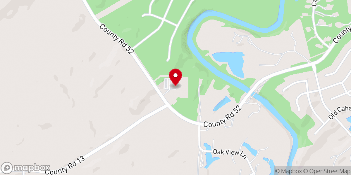 Map showing location of Riverside Baptist Early Learning Center