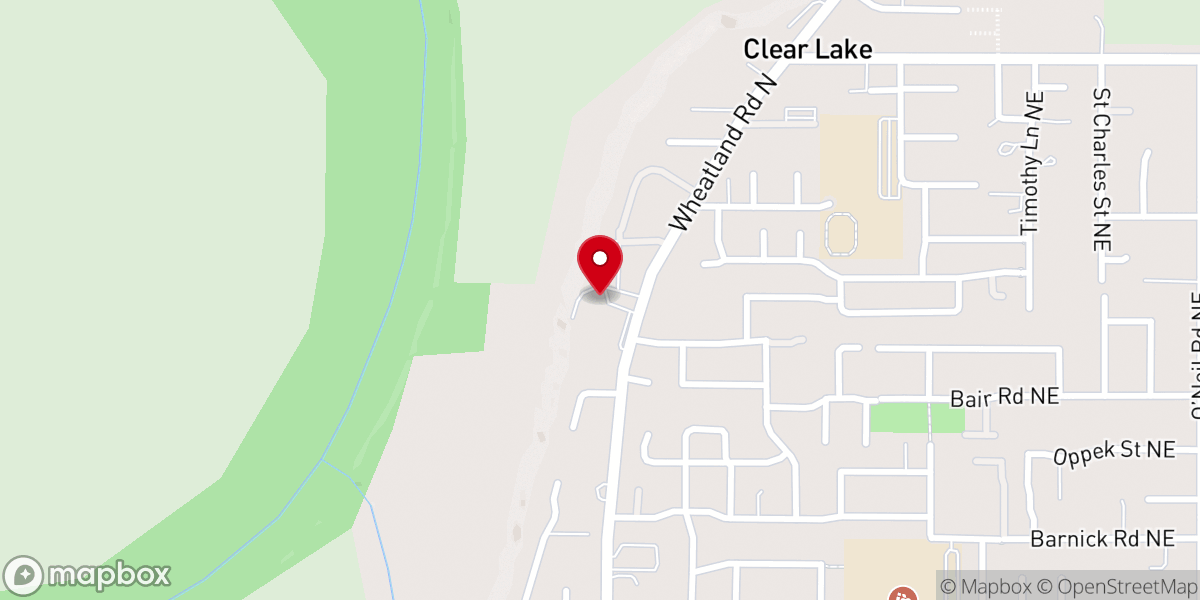 Map showing location of Willamette Lutheran Retirement