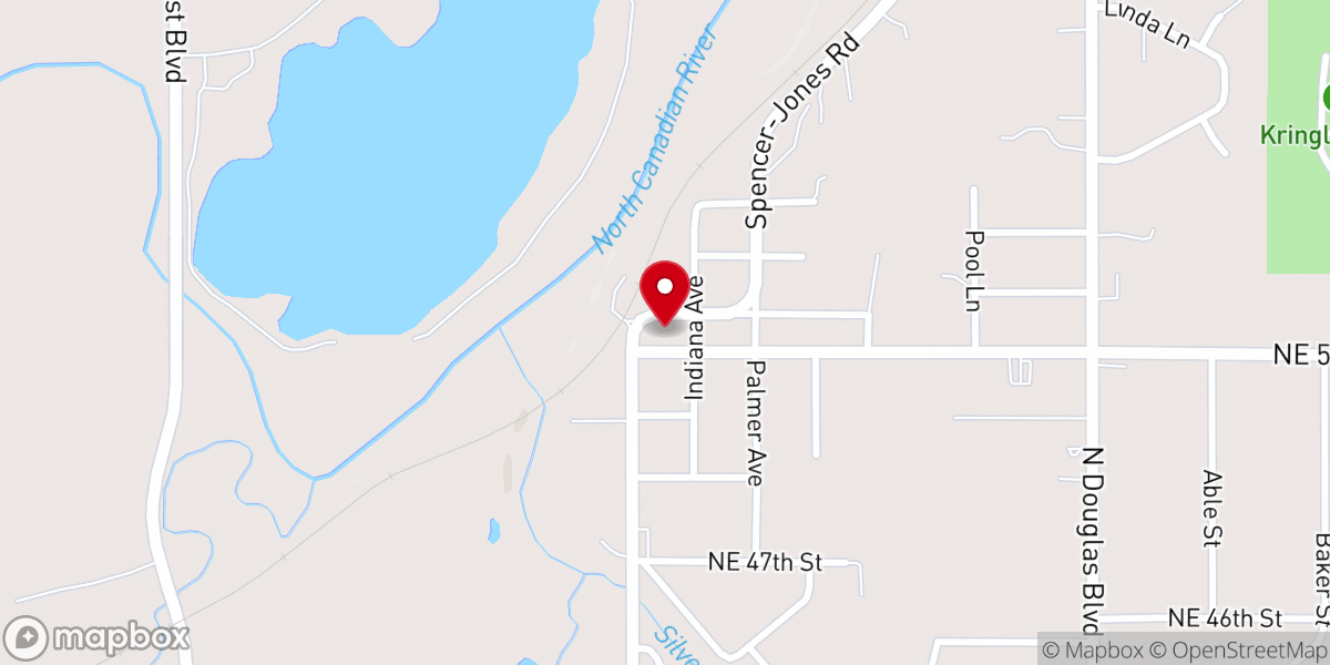 Map showing location of First deliverance church #2