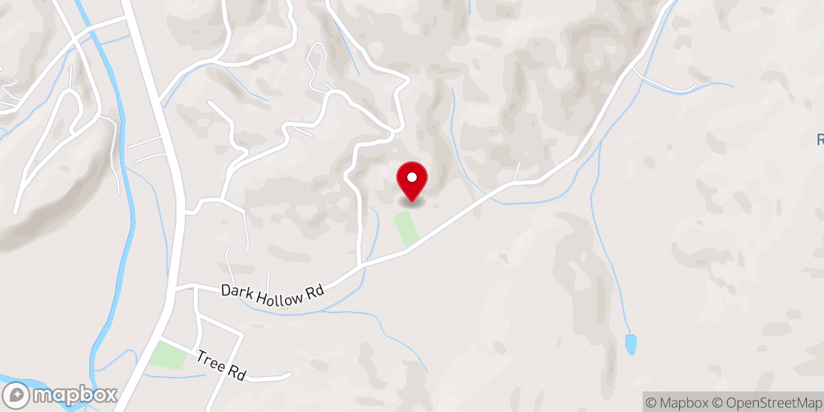 Map showing location of Allen's Missionary Baptist Church