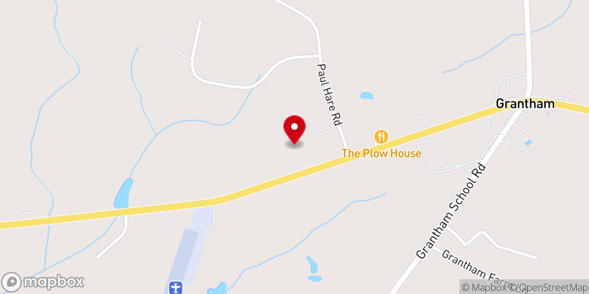 Map showing location of Pleasant Union Church