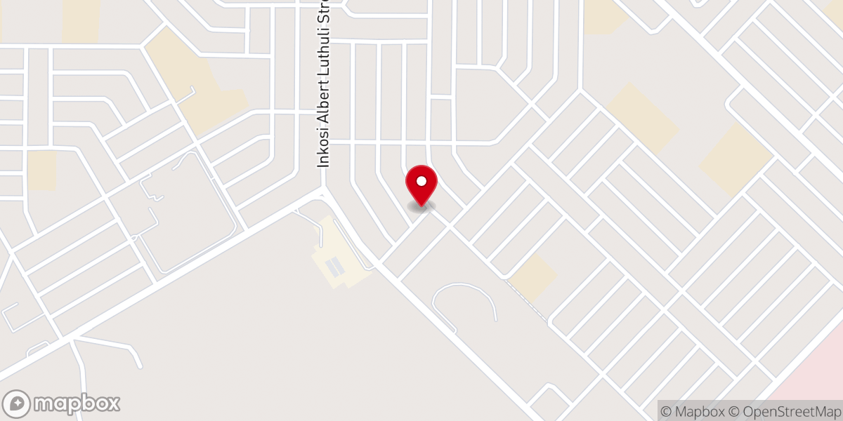 Map showing location of Siphumelele Methodist Church