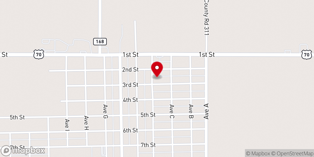 Map showing location of Olton Methodist Church