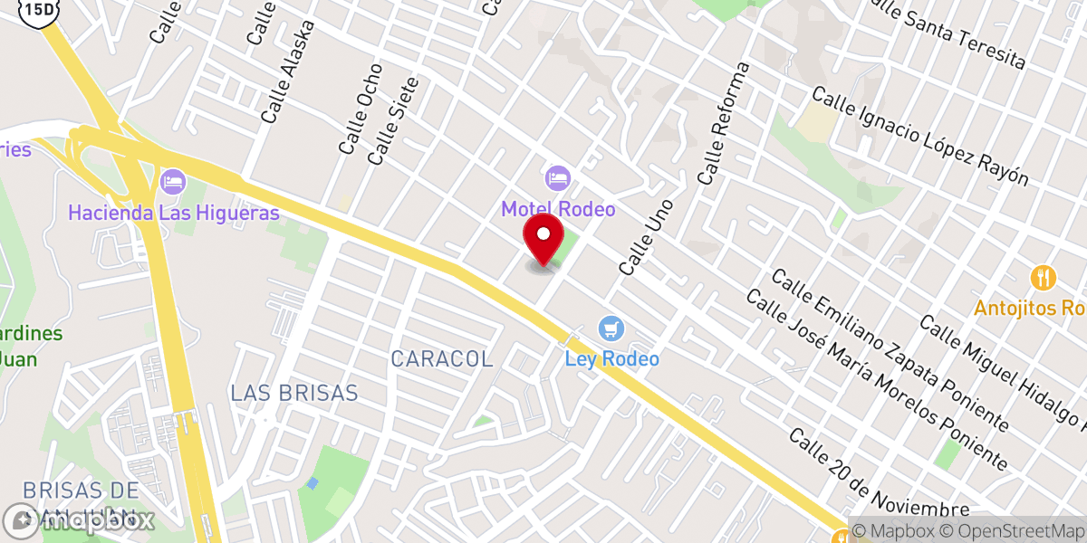 Map showing location of Iglesia La casa del alfarero