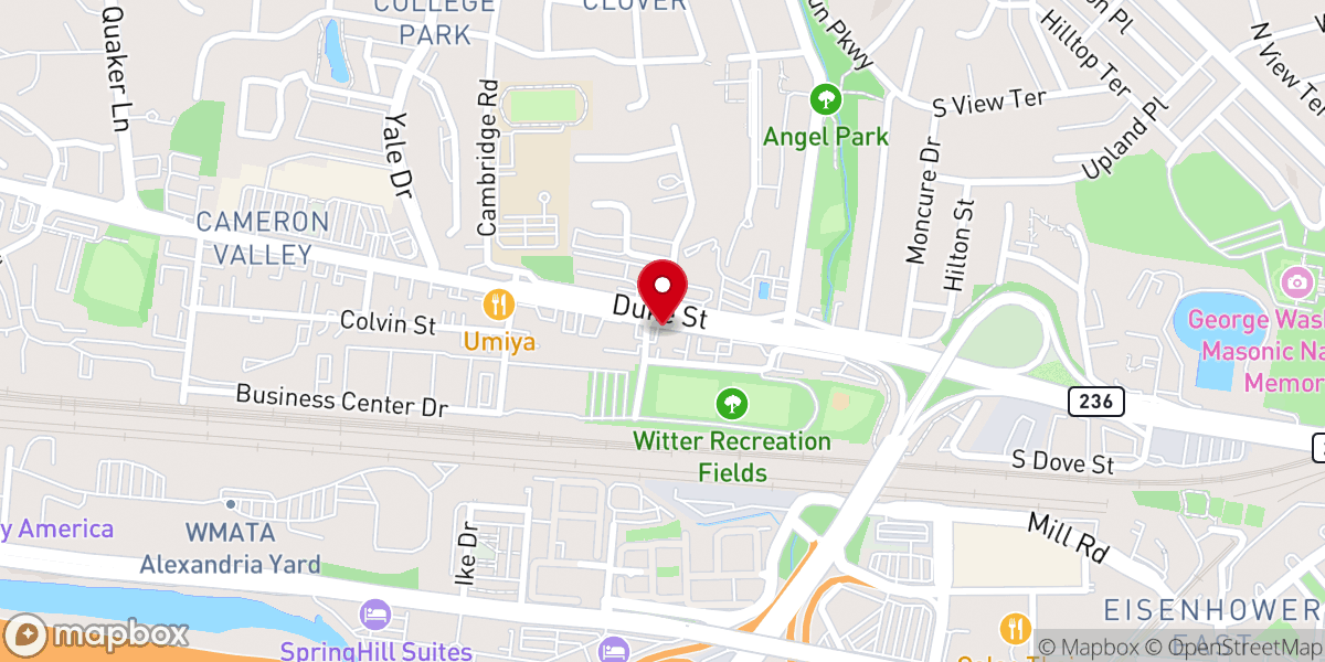 Map showing location of Victory Temple Missionary Baptist Church