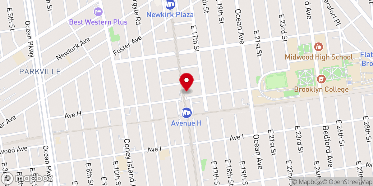 Map showing location of Beis Hamidrash Sheves Achim - Flatbush Minyan🕍