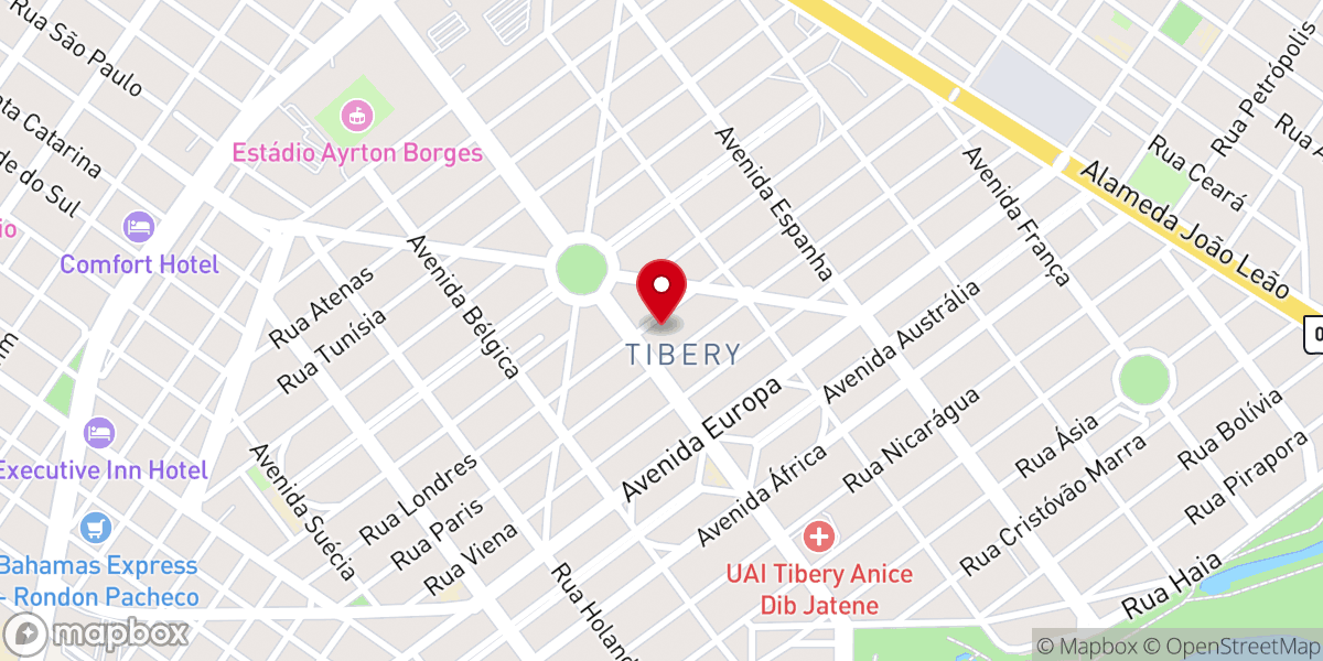 Map showing location of PRIMEIRA IGREJA JESUS É O CAMINHO