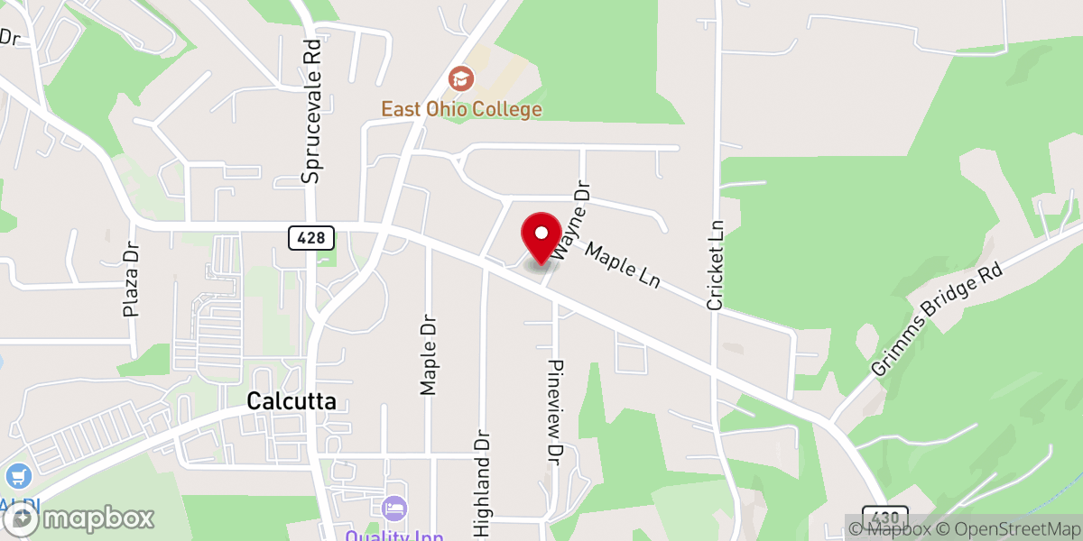 Map showing location of Lifehouse Worship Center