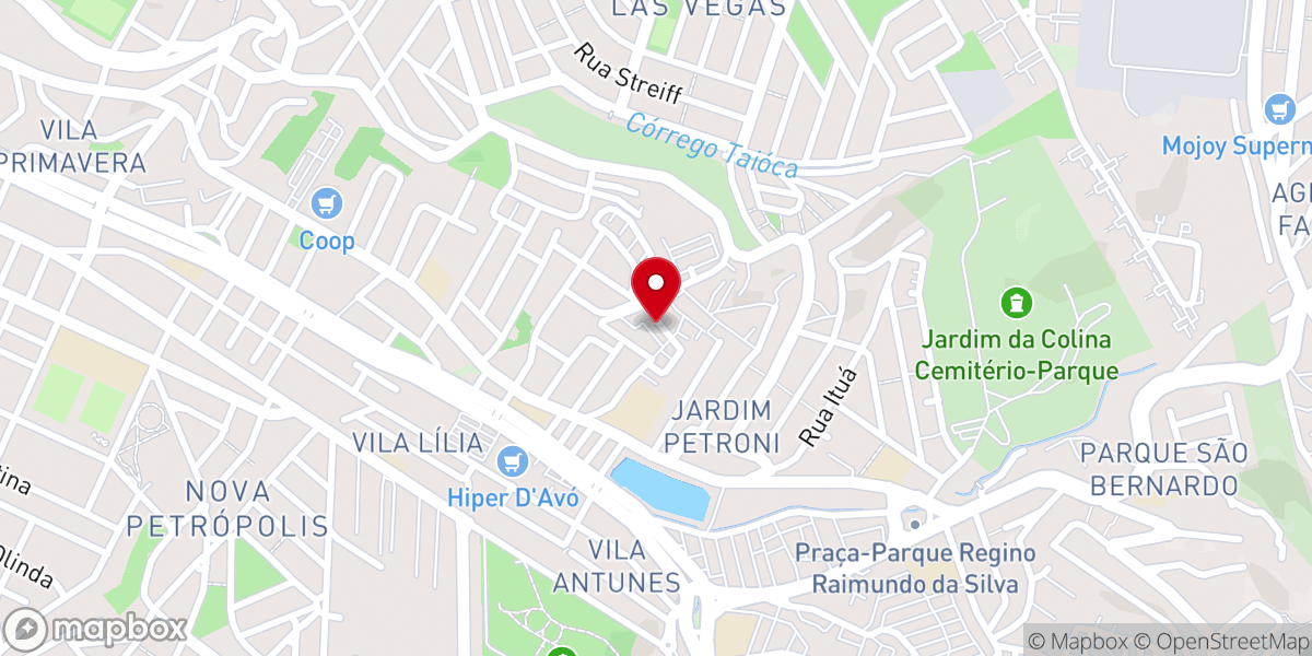 Map showing location of Igreja Evangélica Assembléia de Deus - Ministério São Bernardo