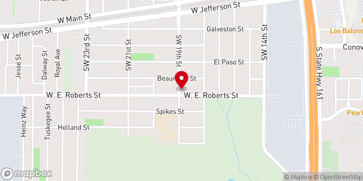 Map showing location of Evening Chapel African Methodist Episcopal Church
