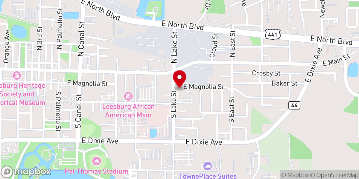 Map showing location of Miracle Revival Deliverance