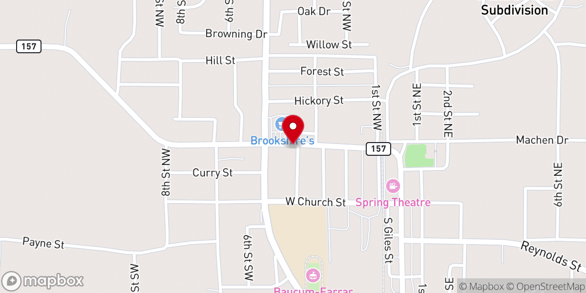 Map showing location of McMullan Realty