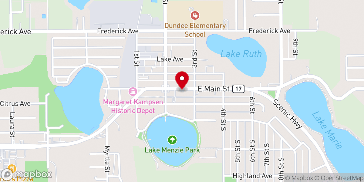 Map showing location of Iglesia de Dios 7dia