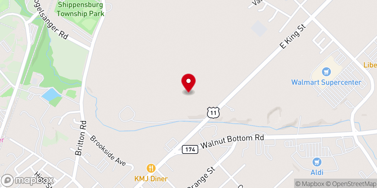 Map showing location of Lady of Visitation Church