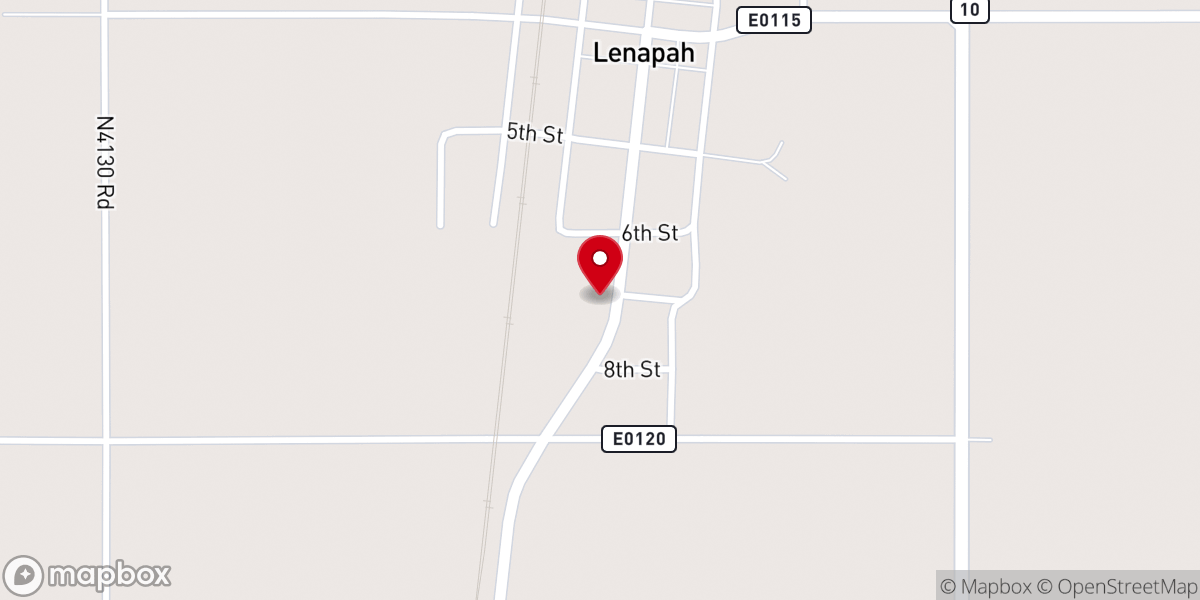Map showing location of Cowboy Capital Fellowship