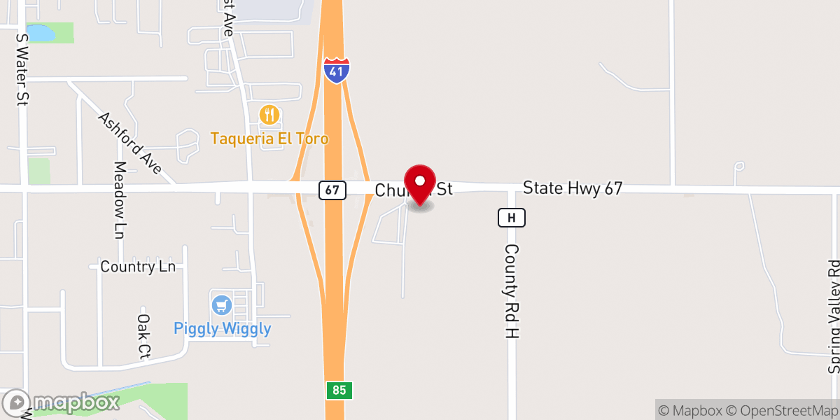 Map showing location of Heartfelt Flowers & Gift Shop