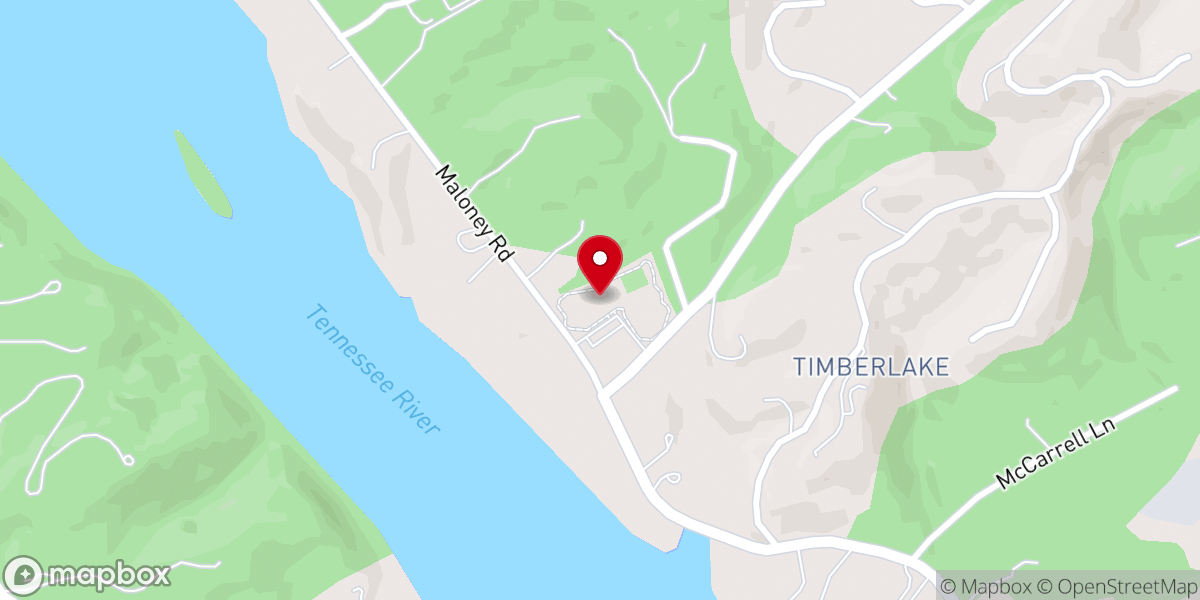 Map showing location of Lake Hills Presbyterian Church