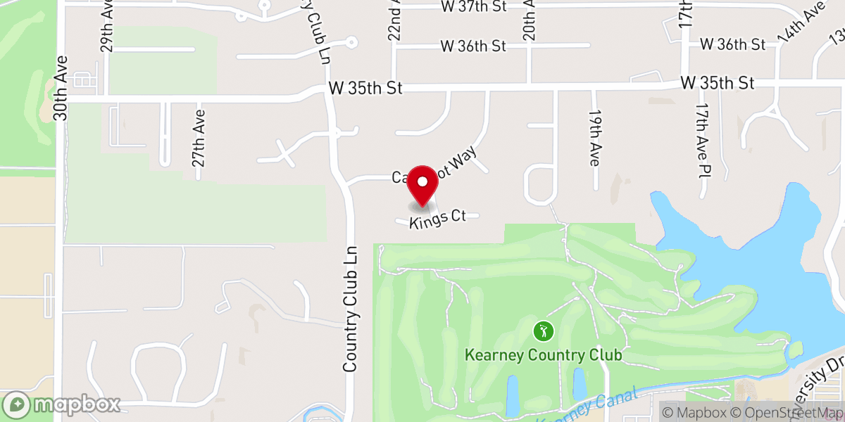 Map showing location of Four for Him Foundation