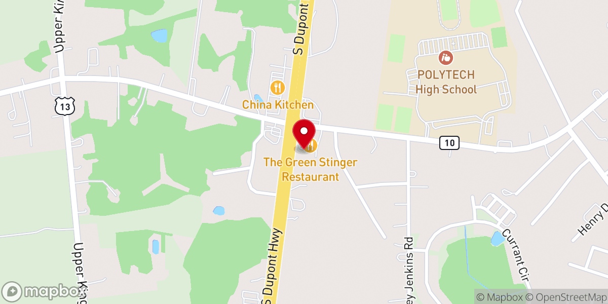 Map showing location of Impact Christian Church