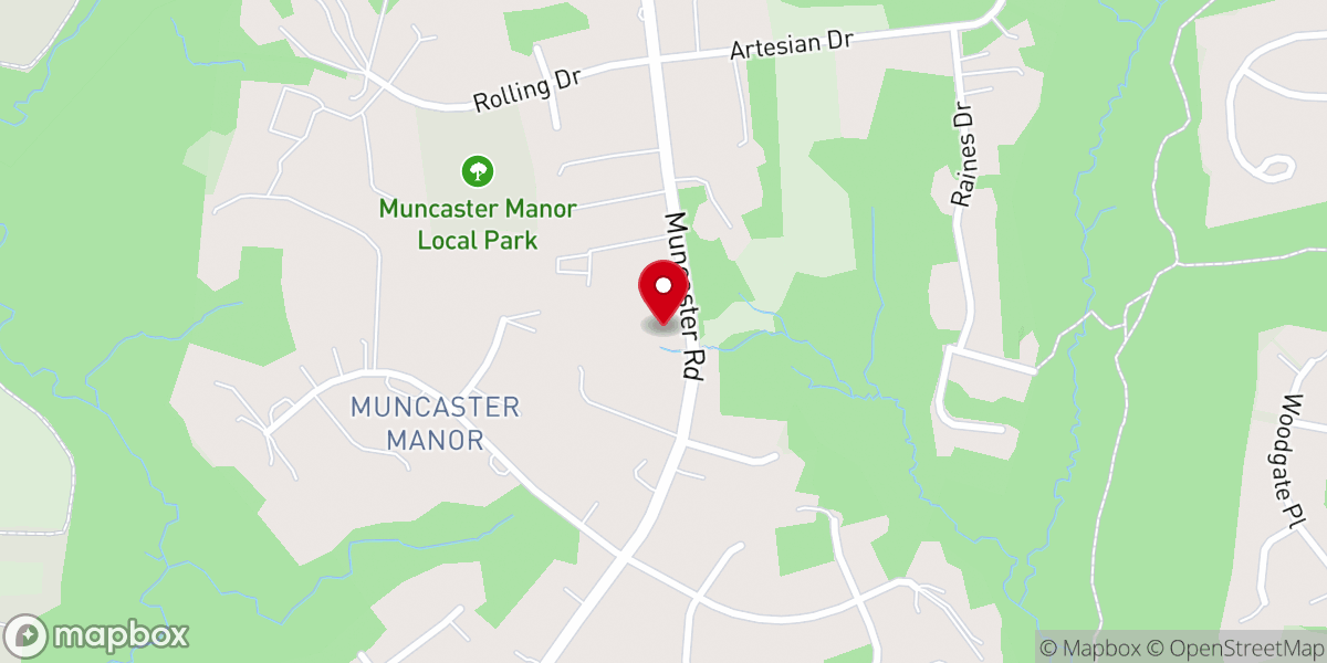 Map showing location of Montgomery Community Church