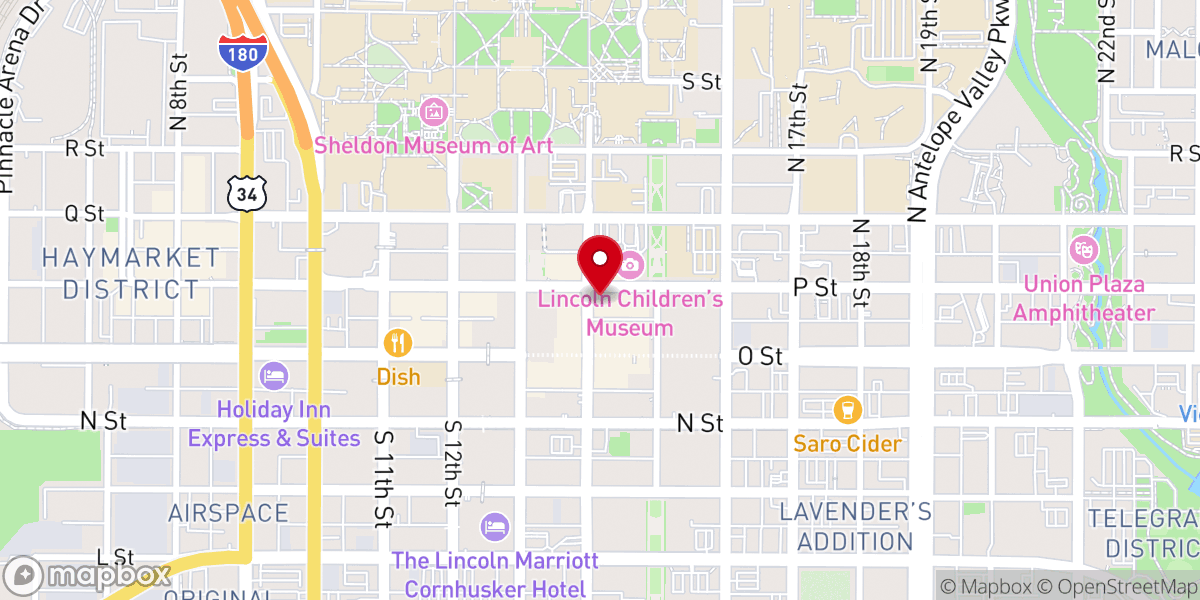 Map showing location of First Christian Church Foundation Inc