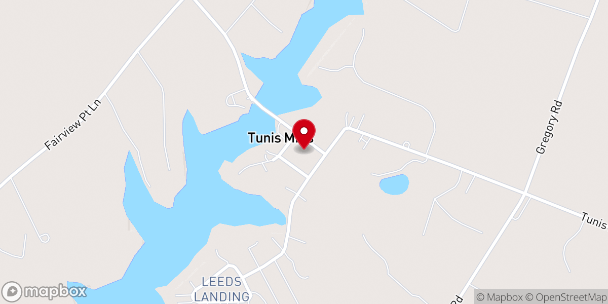 Map showing location of Faith Chapel