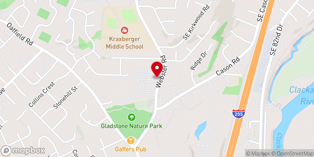 Map showing location of Tri-City Baptist Temple
