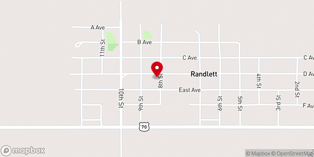 Map showing location of First Methodist Church