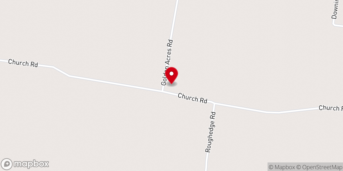 Map showing location of Western Valley Church