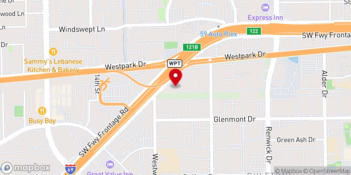 Map showing location of Ministerio Manantial De Vida Bellaire