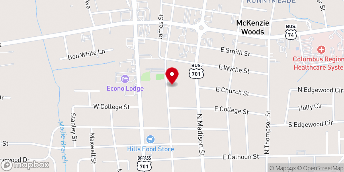 Map showing location of Facts of Life Church