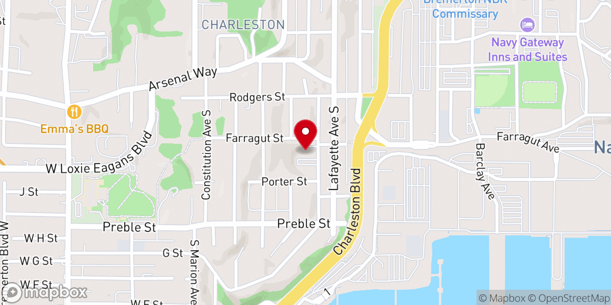 Map showing location of Summit Ave Presbyterian Church