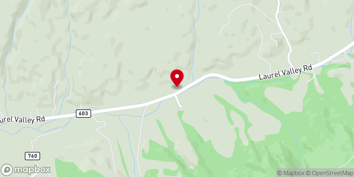 Map showing location of Furnace Hill Lutheran Church