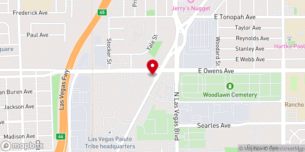 Map showing location of The Shade Tree