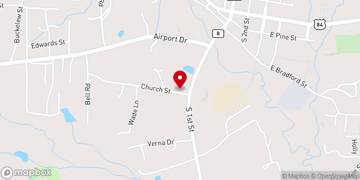 Map showing location of Sign & Geaux Auto