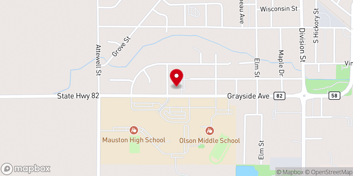 Map showing location of Saint Pauls Evangelical Lutheran Church
