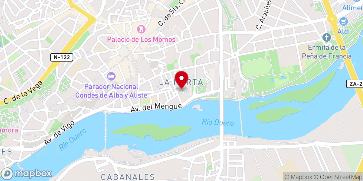 Map showing location of Iglesia de Santo Tomé (Museo Diocesano)
