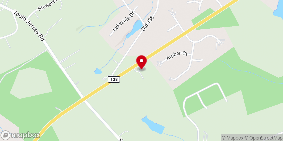 Map showing location of Full Gospel Holiness Church