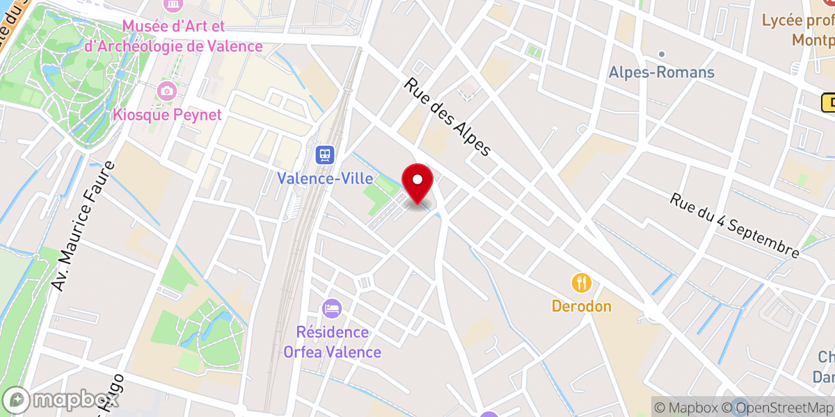 Map showing location of Cercle Philosophique et Culturel