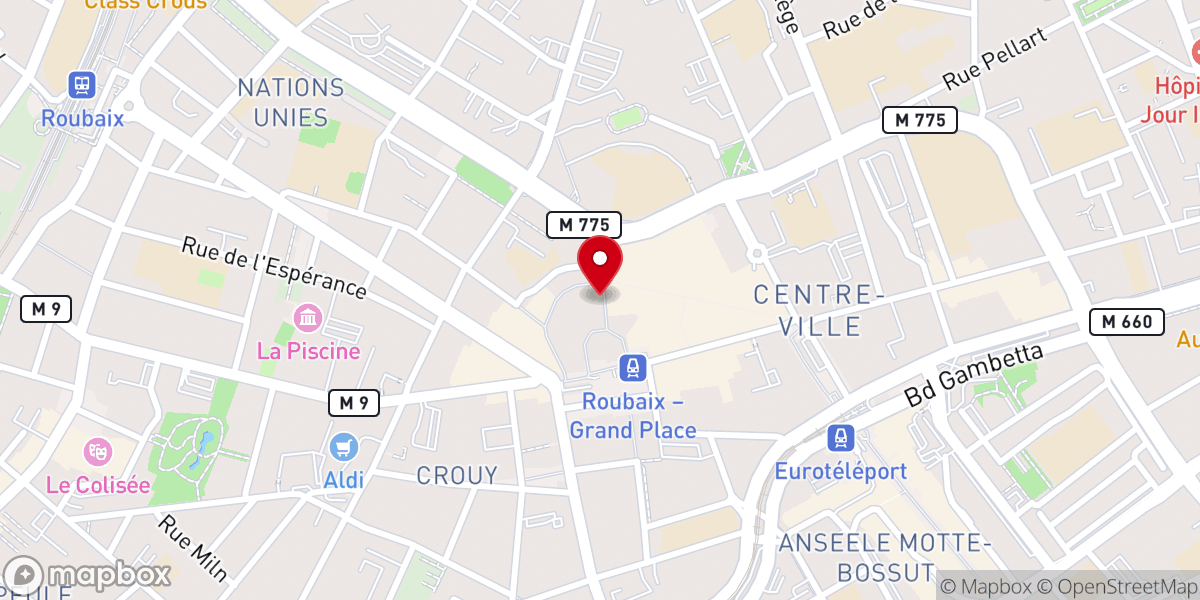 Map showing location of Chapelles&Co